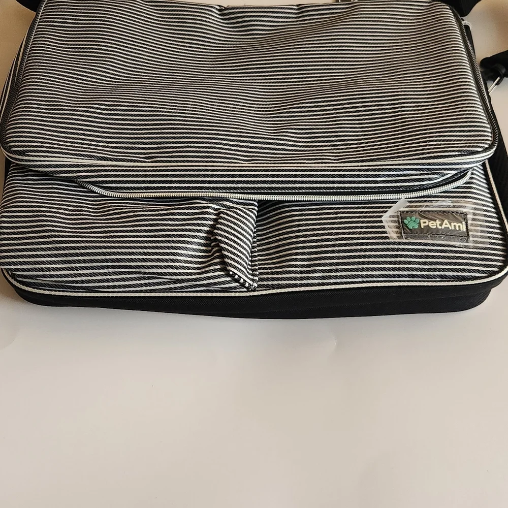 Stylish Striped Organizer Bag Set